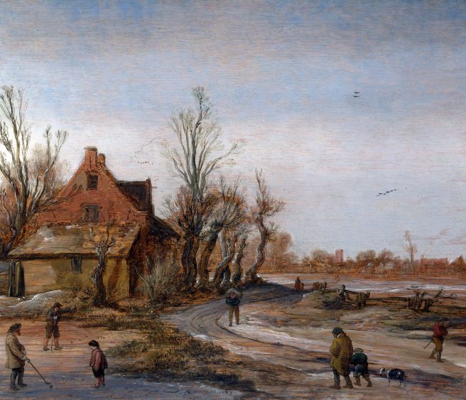 Esaias Van Der Velde - Winter Landscape 1623