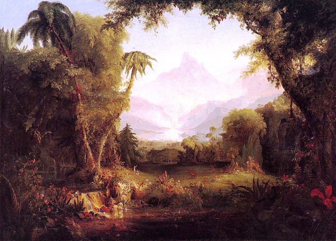 The Garden of Eden - Thomas Cole 1828
