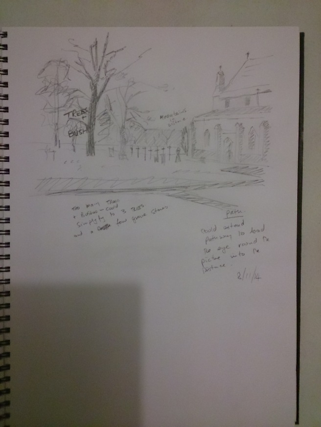 08/11/14 Preliminary sketches A2 sketchbook 